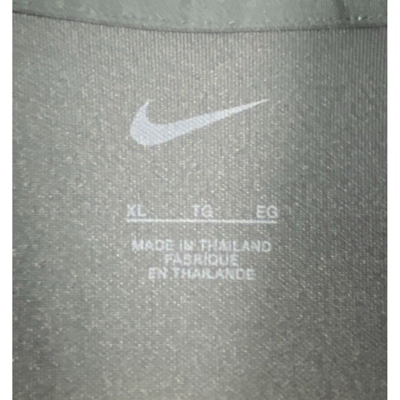 Nike Performance Polo Shirt  With  Logo Dark Gray Mens XL - Picture 4 of 5